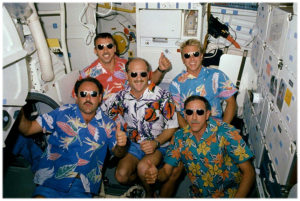 Astronauts in Aloha Shirts