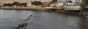 Front Street in Lahaina Maui.