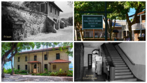 Historic buildings in old Lāhainā town